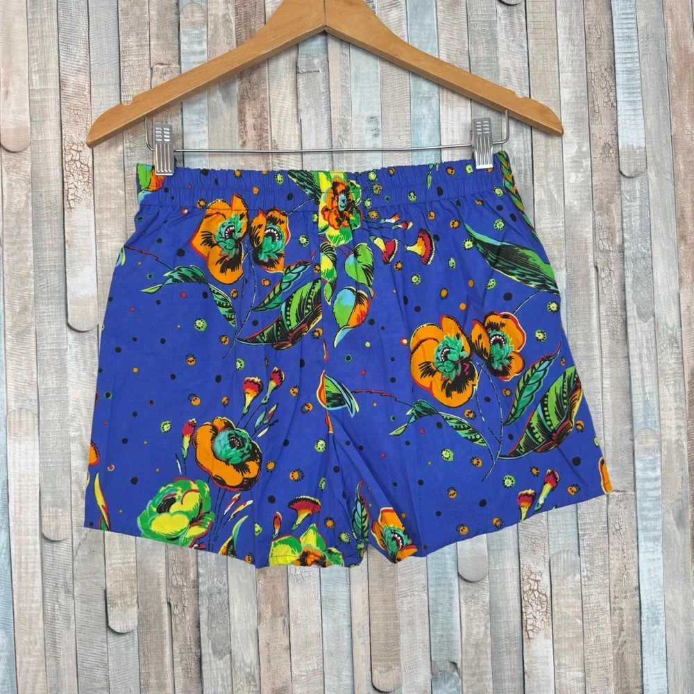 Versace Mare XS Vintage 90s Colorful Floral Shorts Swim Trunks Beach 3.5” Inseam
